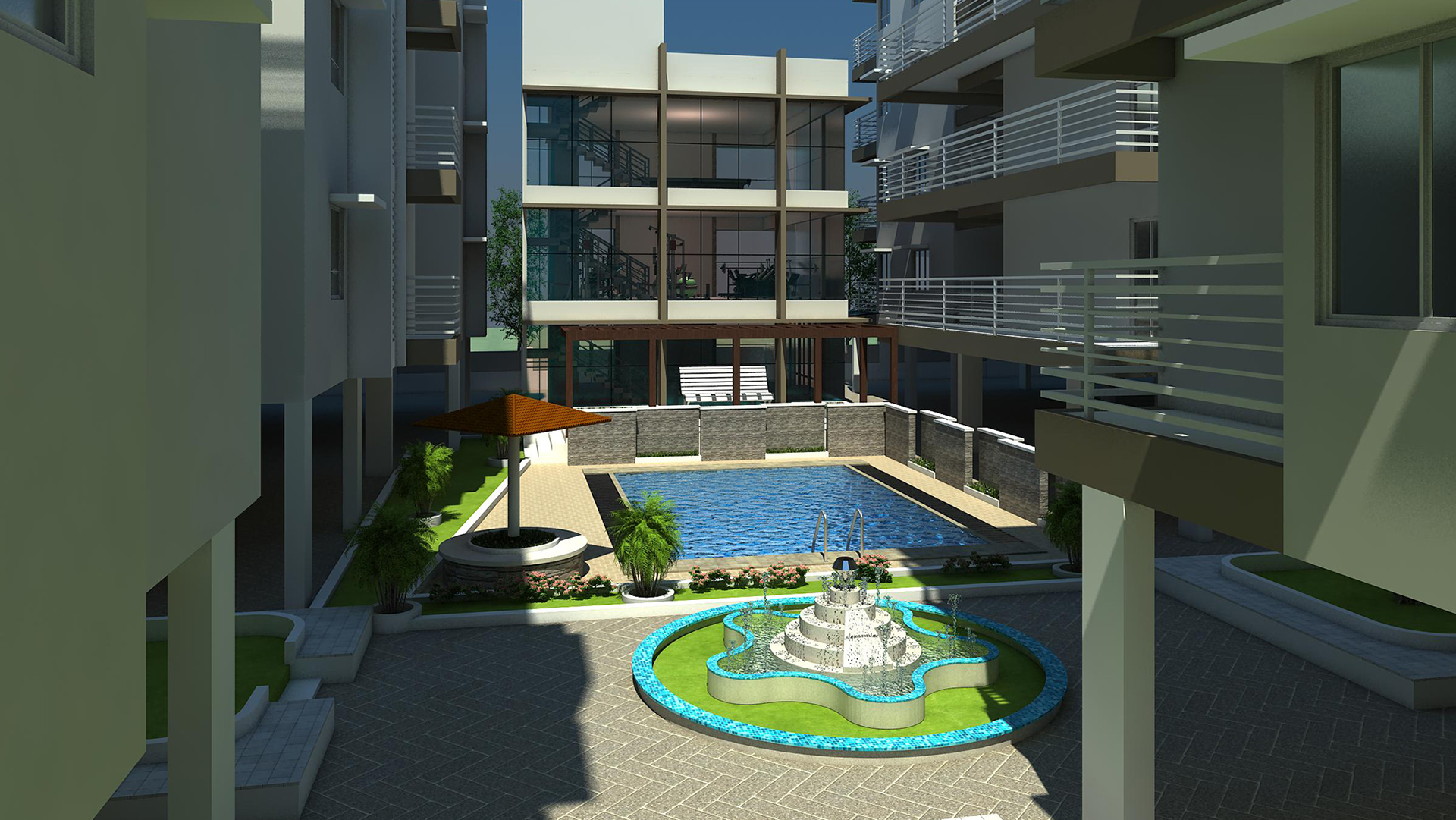 swimming poolrough view (1)